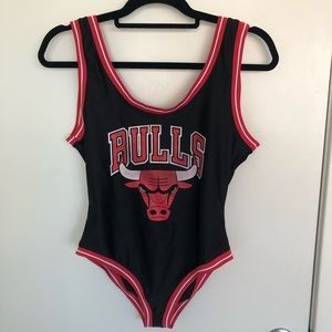 Chicago Bulls NBA Bodysuit, Scoop-neck tank